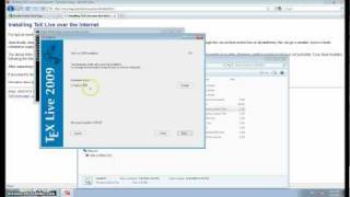 TeXLive Windows7 [upl. by Aicxela]