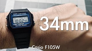 Start Collecting Casio Watches with This Cheap Digital F105W Review [upl. by Brier]