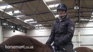 How to ride a travers haunchesin in dressage [upl. by Eudora]