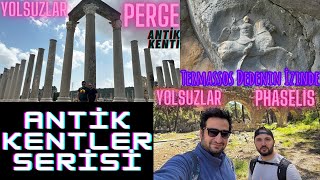 ANTİK KENTLER  PERGE  PHASELİS  TERMESSOS antique [upl. by Malik]