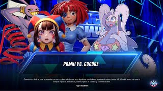 WWE 2K23 POMNI VS GOODRA THE WINNER WILL PARTICIPATE IN THE ELIMINATION CHAMBER FOR THE RMIKA TITLE [upl. by Annerahs98]