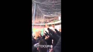 Napoli vs Milan 11 ultras curva sud in trasferta 22216 [upl. by Eniotna]