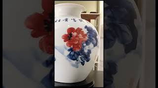 Appreciation of the work Flowers Bloom and Wealth by Chinese ceramic art master Xu Guoqin Zhenci Fan [upl. by Nawor]