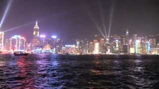 Hong Kong Le spectacle son et lumière quotSymphony of lightsquot Chine [upl. by Algy]