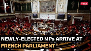 France Elections 2024 LIVE Newlyelected MPs Arrive at the National Assembly in Paris [upl. by Odnesor]