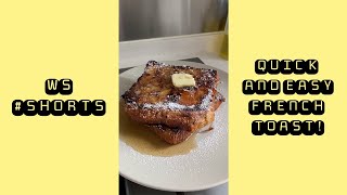 Quick and Easy French Toast Recipe Shorts [upl. by Hsemin]