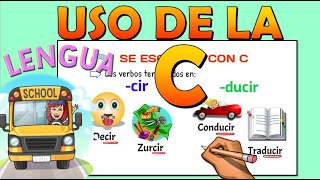 📚 REGLAS PARA EL USO DE LA C 👉Reglas de ortografía para el uso de la C 👉Video educativo [upl. by Lasyrc]