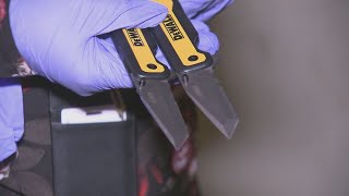 Weapons seized during contraband shakedown at Fulton County Jail [upl. by Tim]