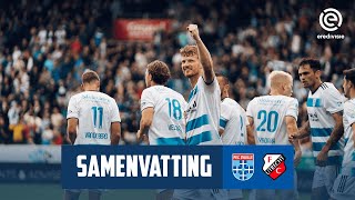 Samenvatting PEC Zwolle  FC Utrecht  Eredivisie [upl. by Aihsenek665]