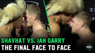 Shavkat vs Ian Garry Face Off Gets HEATED  UFC 310 Final Face Off [upl. by Nalod]