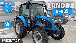 LANDINI 5085  kompaktowy ciągnik 75 KM po włosku  Prezentacja  test ciągnika [upl. by Leeda]