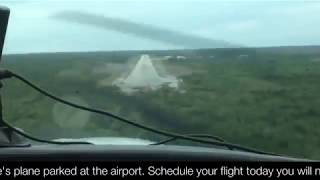 Landing on Eleuthera Island Bahamas for the grand opening of The Cove Eleuthera Pilot Steve did [upl. by Brandie357]