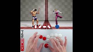 TK Quarter Circle on Hit Box HitBox HowToHitBox KOF KOFXV Leverless [upl. by Avid617]