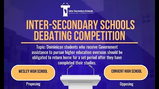 InterSecondary Schools Debating Competition Dominica [upl. by Neffirg]