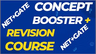 NET GATE EXAM CONCEPT BOOSTERREVISION COURSE 1000 PROBLEMS [upl. by Pitt500]