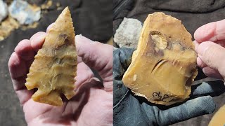 2020  Spall to Point flintknapping [upl. by Karp]