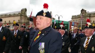 Fusilier 50 Gallipoli and St Georges Parade Bury 2018 [upl. by Yekcin]