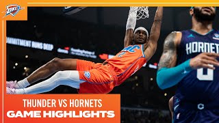 OKC Thunder vs Charlotte Hornets  Game Highlights  February 2 2024 [upl. by Neumark]