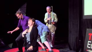 The art of improvisation  Rapid Fire Theatre  TEDxEdmonton [upl. by Mccollum]