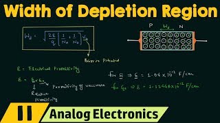 Width of Depletion Region [upl. by Yddet287]