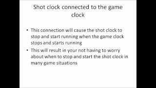 Operating a shot clock [upl. by Darken]