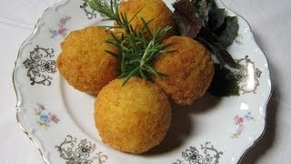 Arancini di riso  Corsi in cucina [upl. by Coad529]