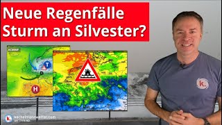 Neue Regenfälle möglicher Silvestersturm und Winteroptionen für Anfang Januar [upl. by Ylro241]