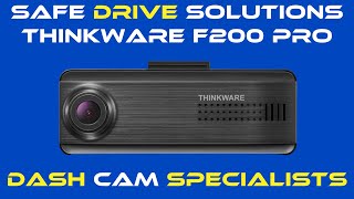 Thinkware F200 Pro Sample Video [upl. by Nrehtac367]