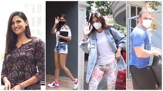 Pooja Hegde Ahana Kumra Sohail Khan amp Shilpa Shetty Kundra Snapped Across Town [upl. by Leryt]