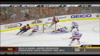 Highlights  Game 7  Capitals Rangers  April 28 2009 [upl. by Nosille]