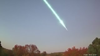 A Daytime Fireball Meteor over Cleveland Ohio 102124 700pm [upl. by Fechter222]