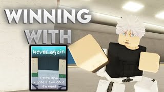 Winning with Never Again Binding Vow  Jujutsu Shenanigans [upl. by Notsej]