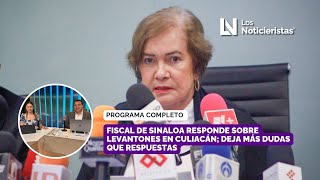 Fiscal de Sinaloa responde sobre levantones en Culiacán deja más dudas que respuestas [upl. by Anniroc230]