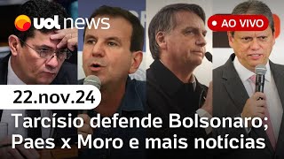 STF prevê Bolsonaro julgado em 2025 militares pressionam Mauro Cid Paes bate boca com Moro e mais [upl. by Ahsinut]