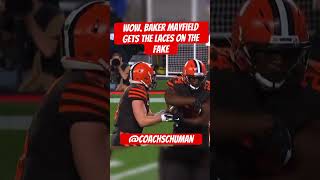 Wow Baker Mayfield Perfects the Laces on a Play Fake [upl. by Anehc]