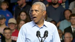 Barack Obama full speech at Kamala Harris campaign rally in Wisconsin [upl. by Anetsirk]