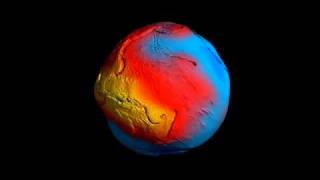 ESA GOCE Earth Gravity Map [upl. by Ednyl622]