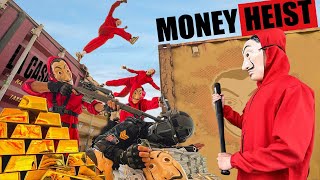 PARKOUR VS MONEY HEIST Bad Guy hunts down and kills the robber who stole the goodsmoney  Epic POV [upl. by Anivlis661]