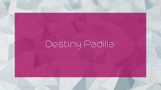 Destiny Padilla  appearance [upl. by Nnylyahs766]