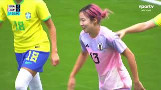 Brazil vs Nadeshiko Japan 30112023  extended highlights [upl. by Camala14]