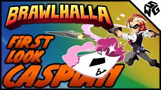 Caspian First Look  Brawlhalla Gameplay  KatarsGauntlets [upl. by Divad205]