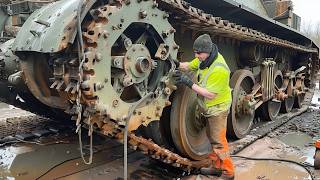 Men Fully Restore the BIGGEST GUN TANK IN THE WORLD  FV4005 Start to Finish MrHewes [upl. by Abdu662]