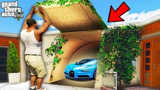 Franklin Found THE SECRET TUNNEL Near Franklins House in GTA 5  SHINCHAN and CHOP [upl. by Olyhs988]