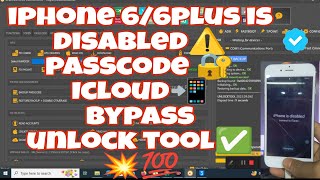 Disabled  Unavailable  Passcode🔐 Iphone 6 to Iphone X icloud Bypass with signal unlocktool✅ 2023 [upl. by Bernardo424]