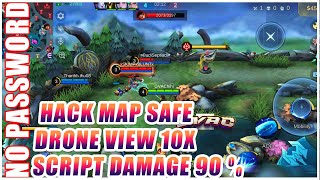 SCRIPT DAMAGE MOBILE LEGENDS TERBARU 2024  DAMAGE UP  RANK  HACK MAP ICON DRONE VIEW [upl. by Ellesig]