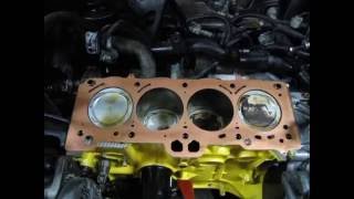 What happens when you install the head gasket upside down on a 7AFE 4AFE engine [upl. by Arezzini448]