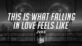 JVKE  this is what falling in love feels like Lyrics [upl. by Laband60]