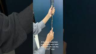 How To AttachDetach Ainen Hiking Stick [upl. by Karab]