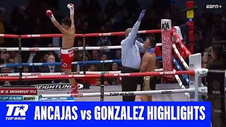 Ancajas dominates Gonzalez finishes fight in the with 6th round  Fight Highlights [upl. by Queri]