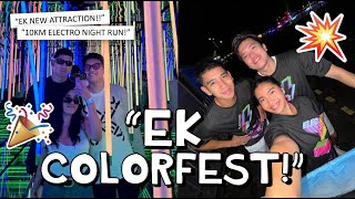 ENCHANTED KINGDOMS NEW ATTRACTION ✨🌈 ELECTRO NIGHT RUN ⚡️ [upl. by Ttirrem198]